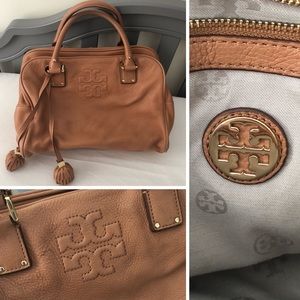 Tory Burch Thea Satchel Nutmeg